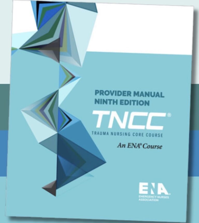 ENA TNCC Manual 9th Edition (Physical and eBook)